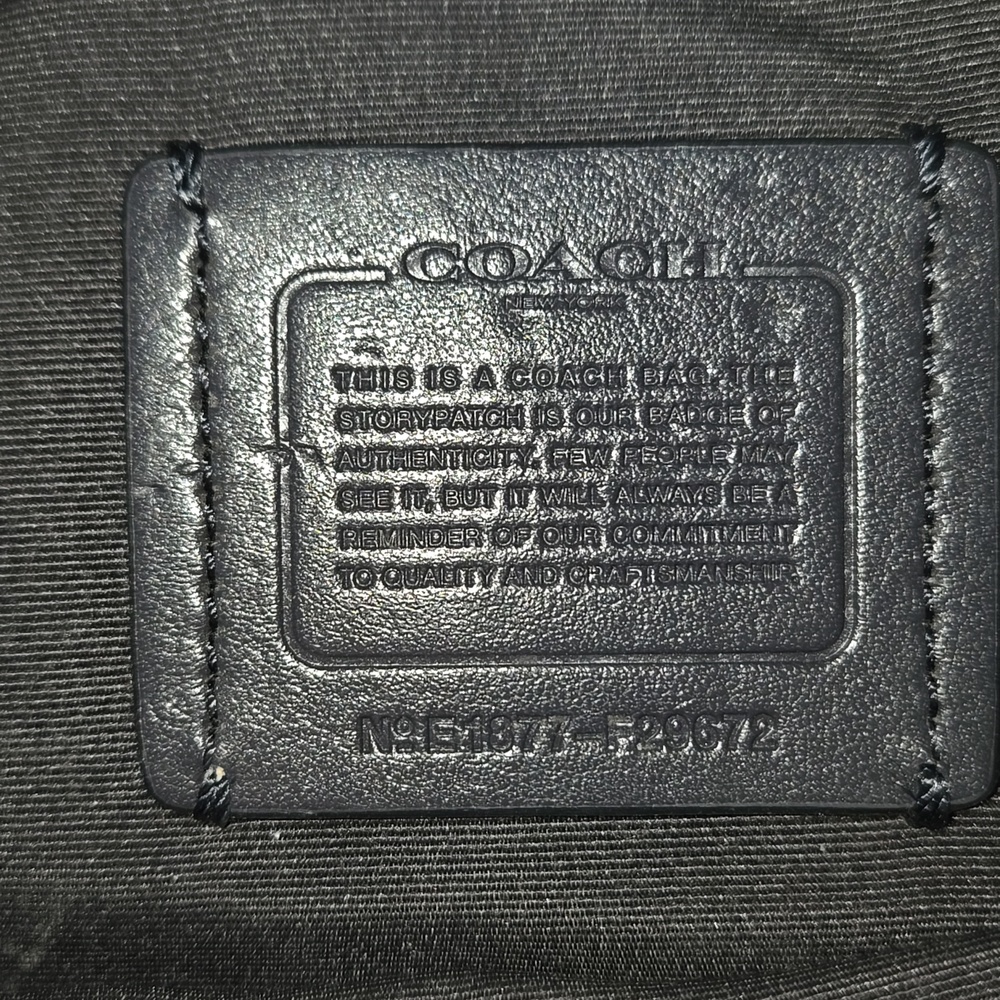 COACH Blue Signature Crossbody Bag - Picture 8 of 8